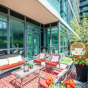 Luxury With Private Patio In Downtown , Toronto Canada